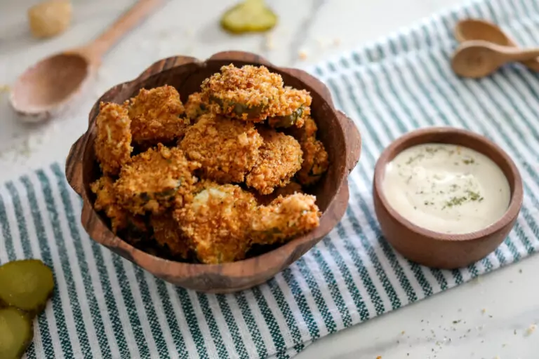 low carb fried pickles