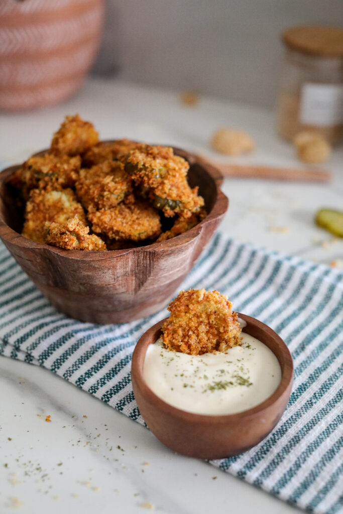 Low Carb Fried Pickles