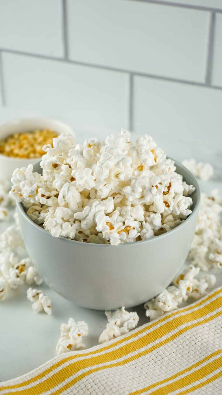 Instant Pot Popcorn for One
