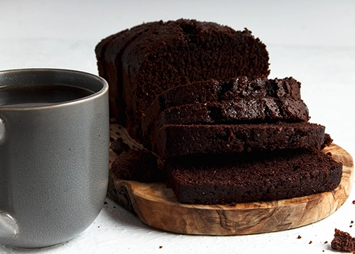 Small Batch Double Chocolate Loaf Cake